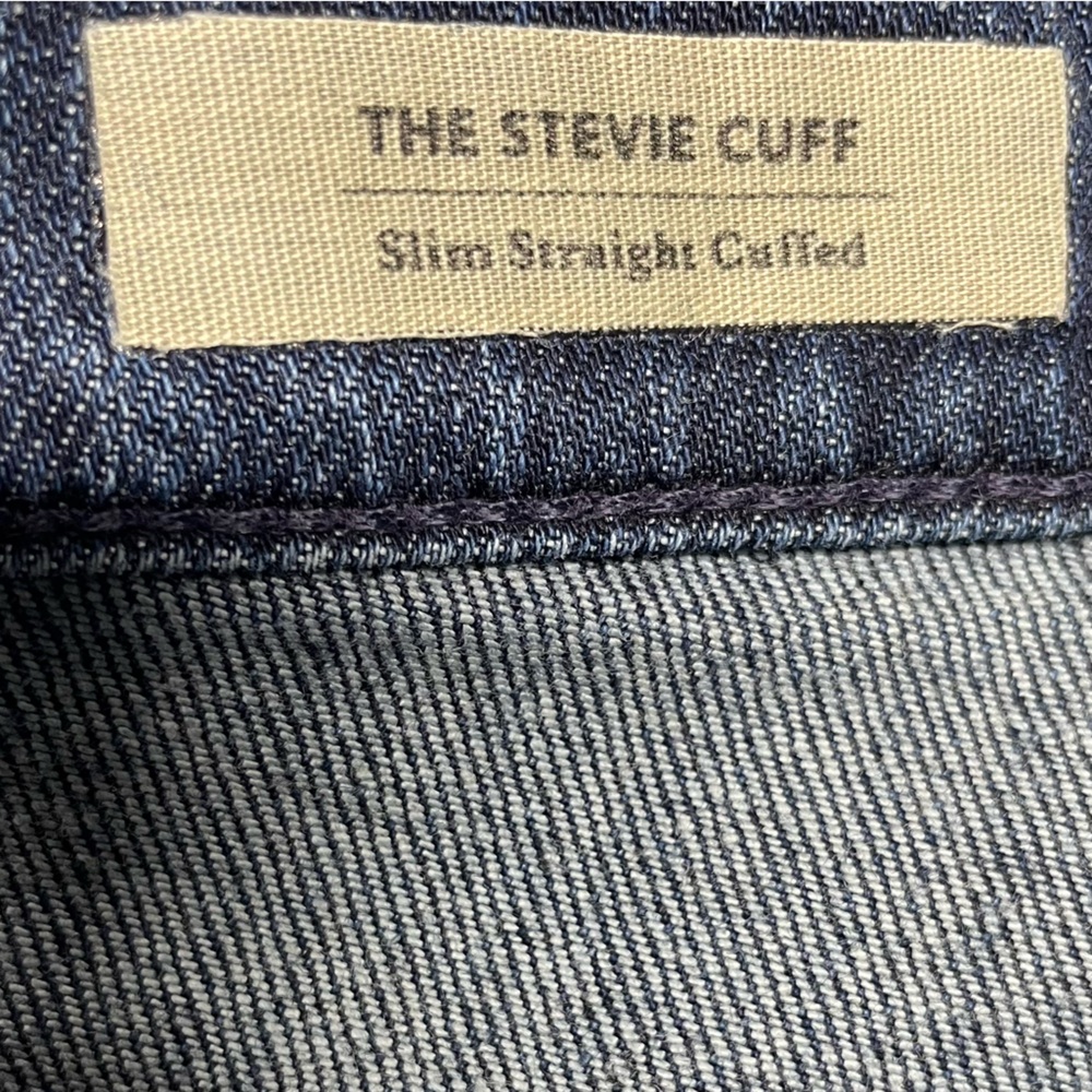 AG Adriano Goldschmied Women’s 31 The Stevie Cuff Slim Straight Jeans in EUC - Picture 9 of 14